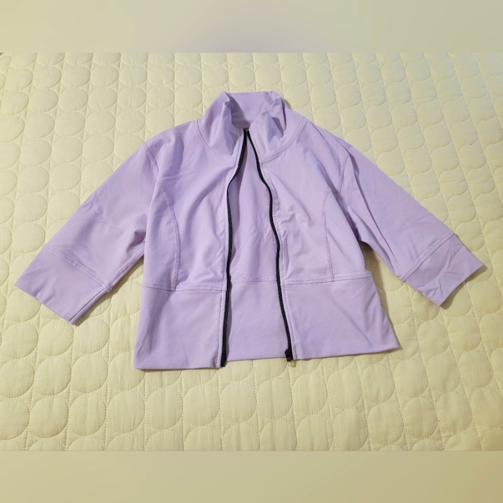 Halara cropped lavender golf sports top size small